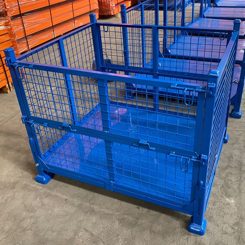 Metal Pallet Box With Steel Plate